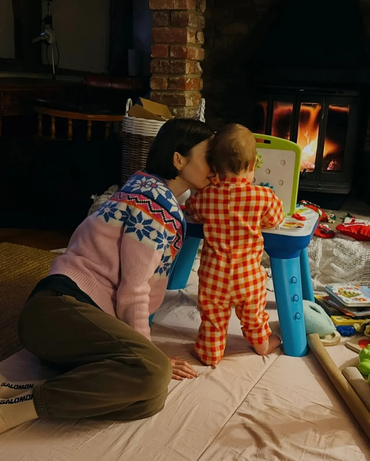 Lily Collins Celebrates Daughter Tove's First Christmas with Heartwarming Family Moments